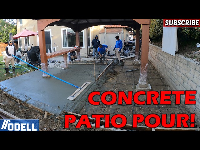 DIY Concrete Patio Installation from Start to Finish!