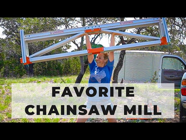 Portable Chainsaw Mill - Logosol F2 Walk Through