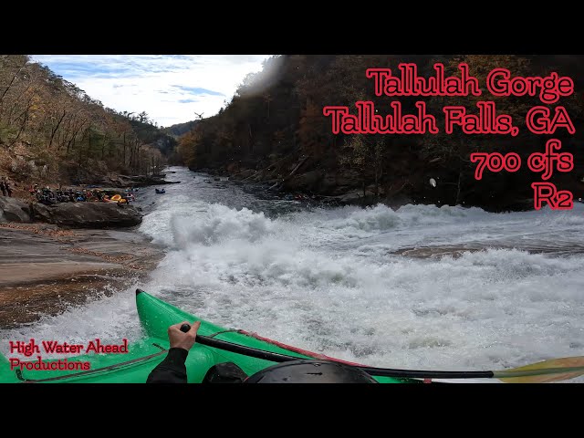 Rafting The Tallulah Gorge ~ R2 at 700 CFS ~ Class V Rafting in Georgia