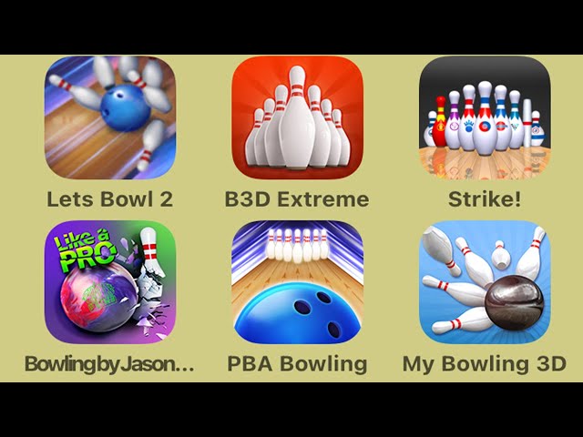 1 Lets Bowl 2 B3D Extreme 3 Bowling Strike 4 Bowling by Jason 5 PBA Bowling 6 My Bowling 3D
