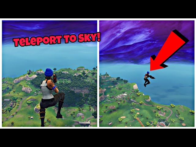 How To Teleport To The Sky In Fortnite (New) Fortnite Glitches Season 6 Ps4/Xbox one 2018