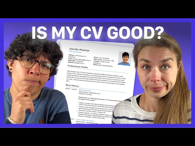 Germany CV FORMAT 🤓 [2023 Update + Template]