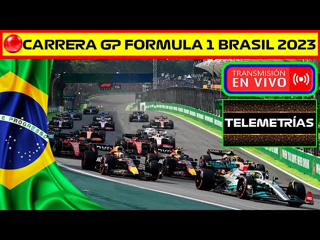 🔴 EN VIVO CARRERA GP F1 BRASIL 2023 | TELEMETRÍAS Y PILOTOS