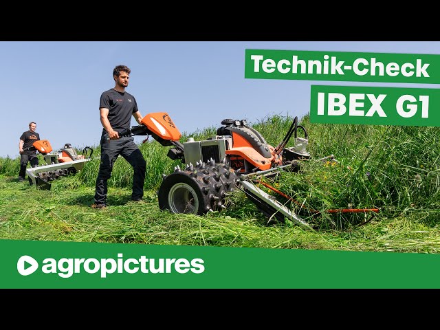 Die neue IBEX G1 – Kleiner Profi Motormäher zur Heuernte am Steilhang | Agropictures Technik Check