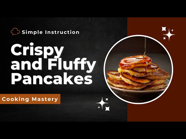 Perfect FLUFFY and CRISPY Pancakes (From Pancake Mix)