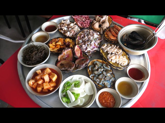 Assorted Seafood - Korean Seafood in Busan