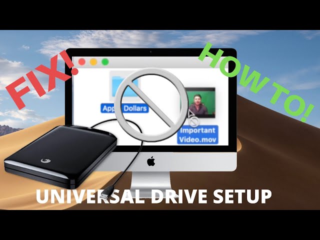 How to Fix Can't Transfer Files onto External Drive on a Mac | Make your Mac Drive Universal