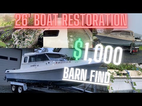 Boat Restoration| $1,000 Boat Sitting For 10+ Years