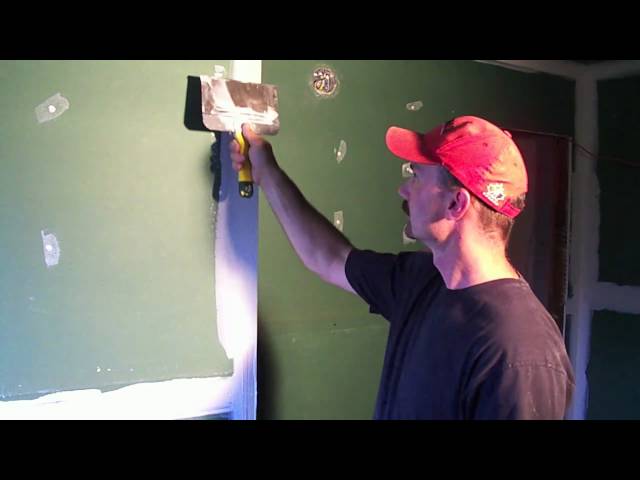 How to mud and tape drywall [2of2]