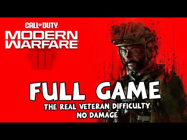 Call of Duty Modern Warfare 3 Full Game The Real Veteran Difficulty Walkthrough No Damage - End