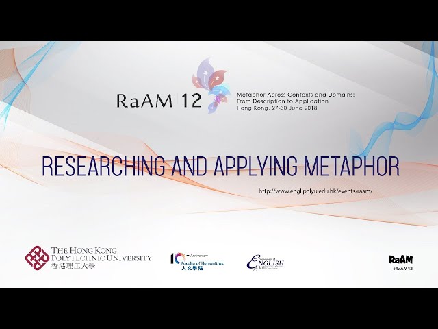 RaAM 12 - Plenary Speech by Prof. Elena Semino (29 Jun 2018)