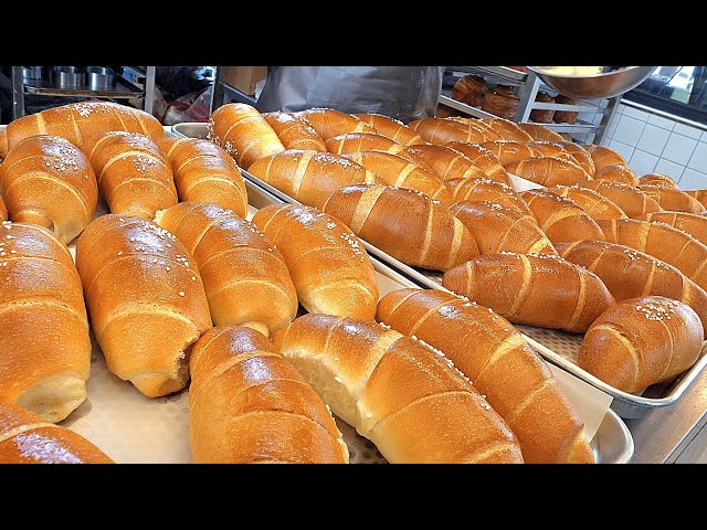 How to make bread, Solted Bread - Korean street food / 일산 베이커리 맛집 파인테라스