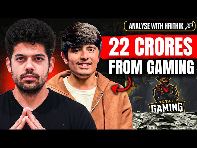 How @TotalGaming093 Earns CRORES through Gaming(Genius Strategy) | Analyse With Hrithik 08