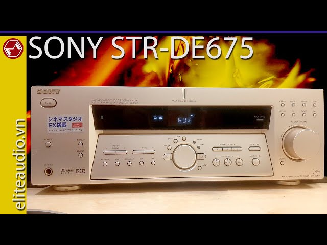 Sony Amplifier Receiver STR-DE675. Ampli mạnh bass đầy. 100 watt/kênh 8 ohm -0798775998 -1,3 triệu đ