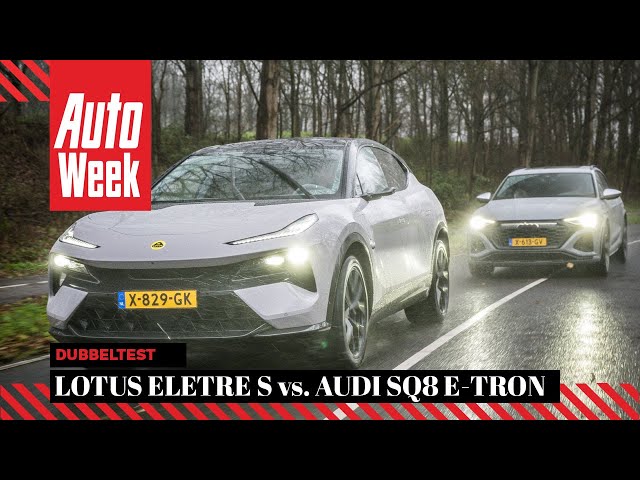 Audi SQ8 e-tron vs. Lotus Eletre S - AutoWeek Dubbeltest
