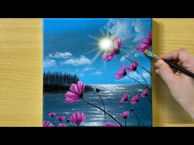 Spring Painting / Acrylic Painting / STEP by STEP #222 / 봄 아크릴화