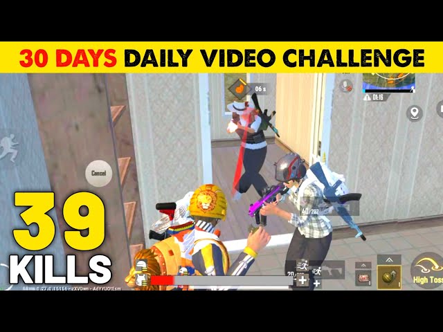 30 DAYS DAILY VIDEO CHALLENGE IN PUBG LITE | PUBG MOBILE LITE NEW UPDATE GAMEPLAY - LION x GAMING