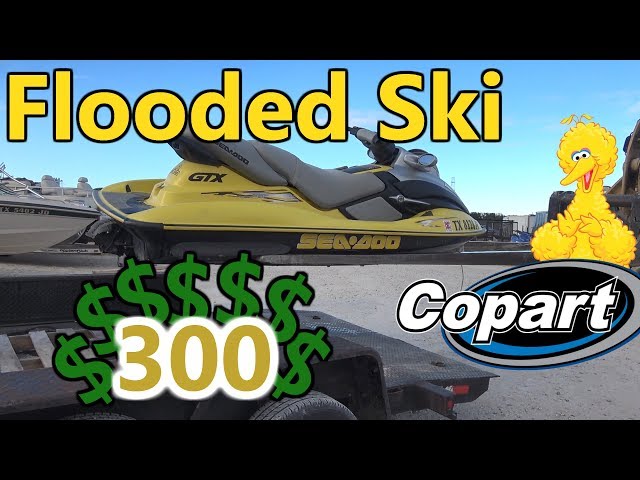I Bought A Flooded JetSki at Copart For $300 Can I Rebuild it?