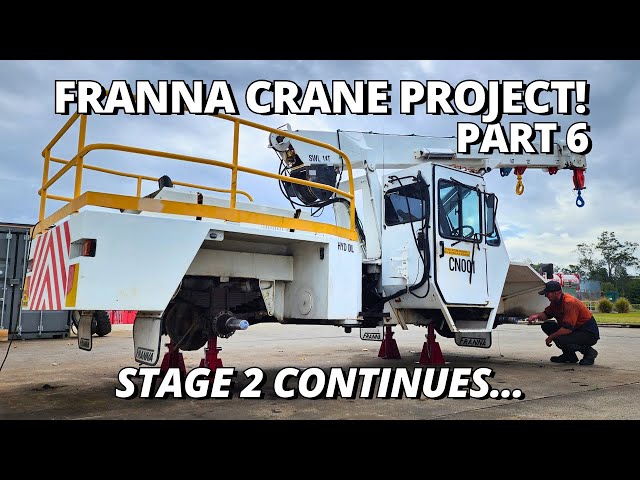 Brake Assembly & Engine Tests | Franna Crane Project | Part 6