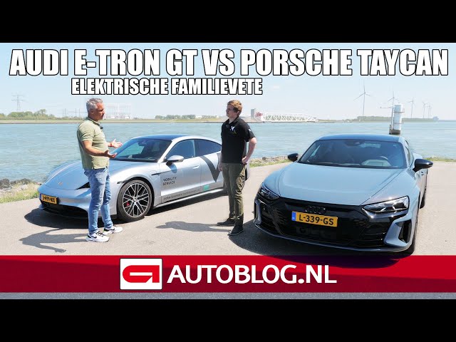 Audi e-tron GT vs Porsche Taycan: elektrische titanenstrijd
