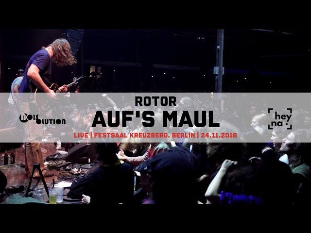 Rotor - Auf´s Maul | LIVE Festsaal Kreuzberg