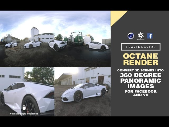 Cinema 4D & Octane Render - Convert 3D Scenes Into 360 Degree Panoramic Images