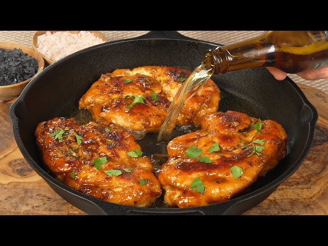 I have never eaten chicken breast so delicious! Simple, quick and delicious