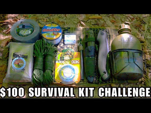 100 Dollar Survival Kit Challenge!
