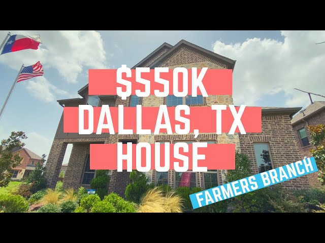 What does a $550k House Look Like in Dallas, TX (Farmers Branch)