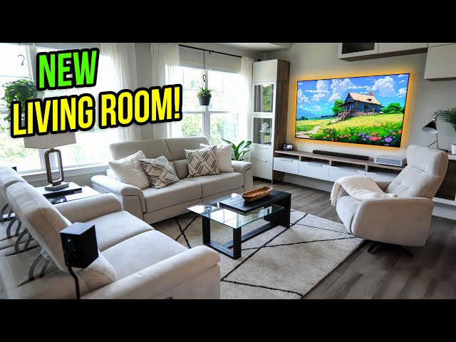 Building our Dream Living Room Setup! *Part 2*