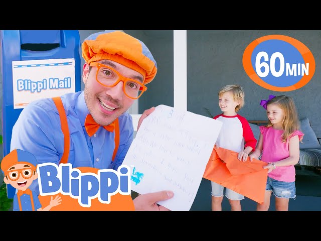 Blippi's Mailman Pretend Play! Job Stories for Kids!