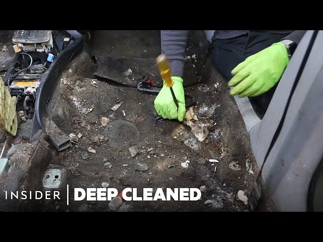 How A Hoarder's Car Is Deep Cleaned | Deep Cleaned | Insider