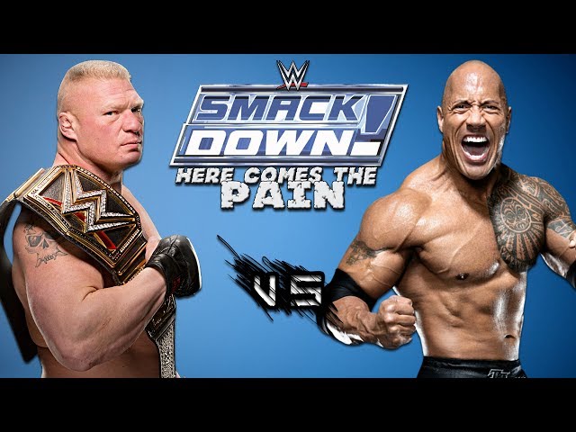 WWE Smackdown Here Comes The Pain Extreme Moments [Brock Lesnar Vs The Rock]