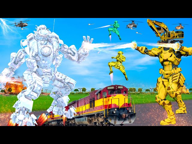 सुपर ट्रेन रोबोट | Robot Wali | Hindi Kahani | Moral Stories | Stories in Hindi | Kahaniya
