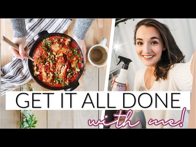 *New* GET IT ALL DONE! 🌸Declutter, Clean, Cook With Me CROCKPOT MEAL IDEA spring cleaning 2021