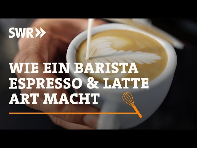 How a barista makes espresso and latte art | SWR Craftsmanship