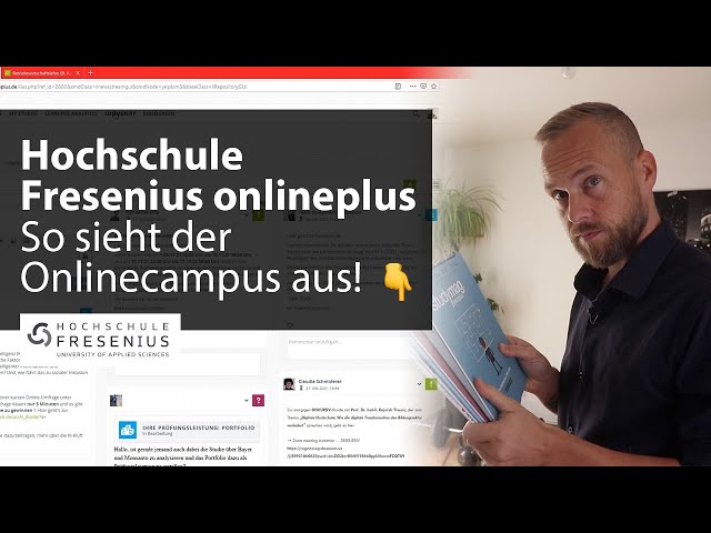 Hochschule Fresenius: Ich zeige den Onlinecampus & Studienskripte fürs Fernstudium – StudyNet