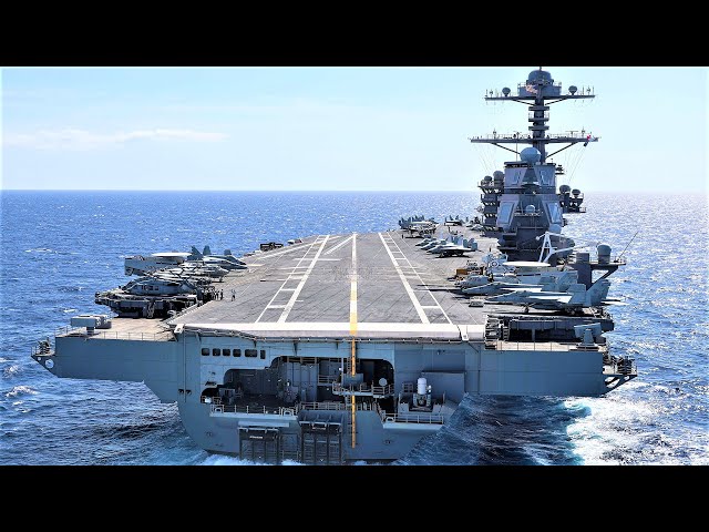 Aircraft Carrier USS Gerald R. Ford (CVN 78) | April 2022