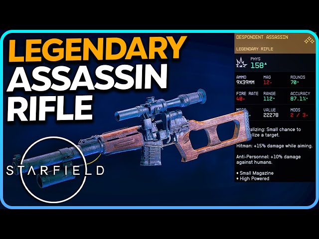 How to get Legendary Assassin Rifle in Starfield