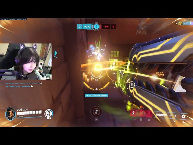 POTG! ASPEN SHOWING HOW TO PLAY AS ILLARI OVERWATCH 2 SEASON 7 TOP 500