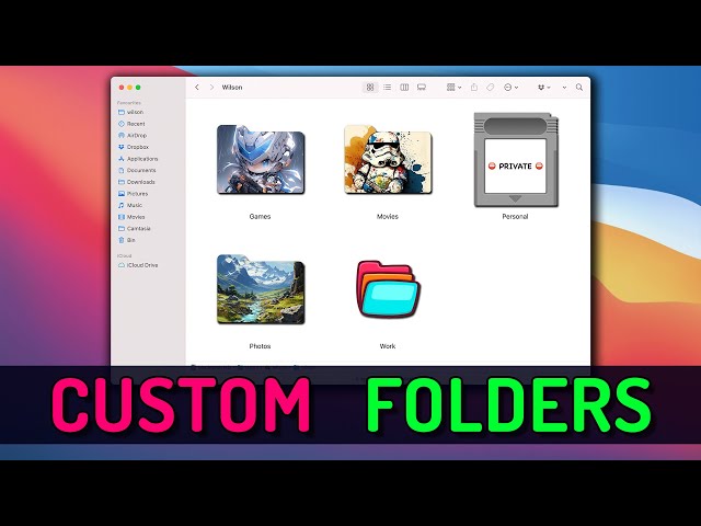How to Customize Folders on Mac …The EASY Way!