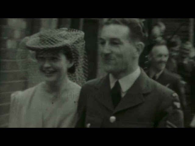 English People social History scenes in 1948 Archive Footage
