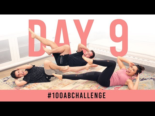 Day 9: 100 Criss Crosses! | #100AbChallenge with Sam Tsui & Casey Breves