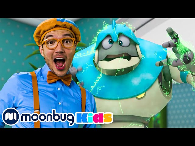 Blippi x ARPO Crossover | Kids TV Shows - Full Episodes | Cartoons For Kids | Fun Anime | Moonbug