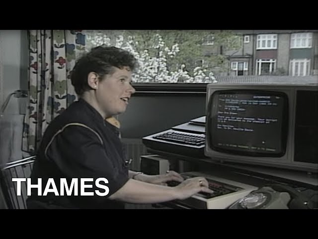 How to send an 'E mail'  | Database | Retro Computers | Early E mail | 1980s Technology | 1984