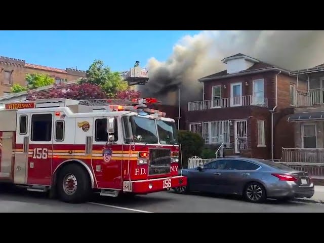 FDNY - Pre Arrival + Audio - Brooklyn 2nd Alarm Box 2967 - Heavy Fire in A Vacant - 5/2/24