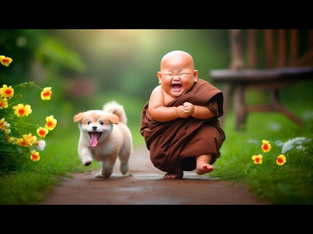 little monk so cute 🥰 Cute Baby Monk 🥰🌴 So Cute Monk Video #cute #monk #foryou #littlemonk