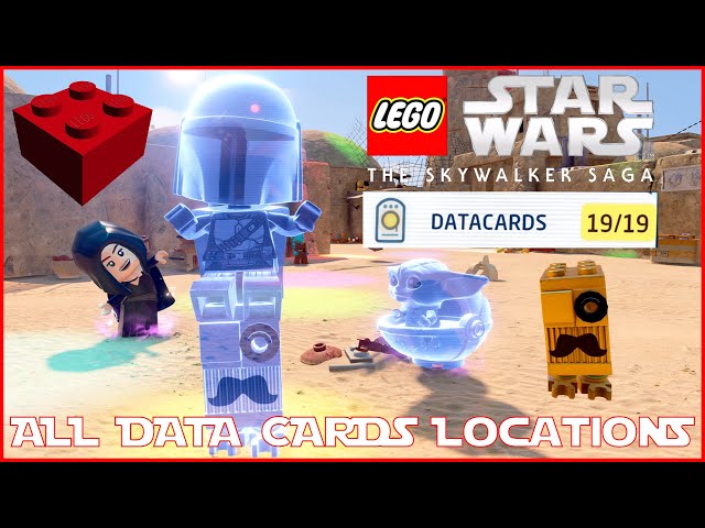 All 19 Data Card Locations in LEGO Star Wars The Skywalker Saga!