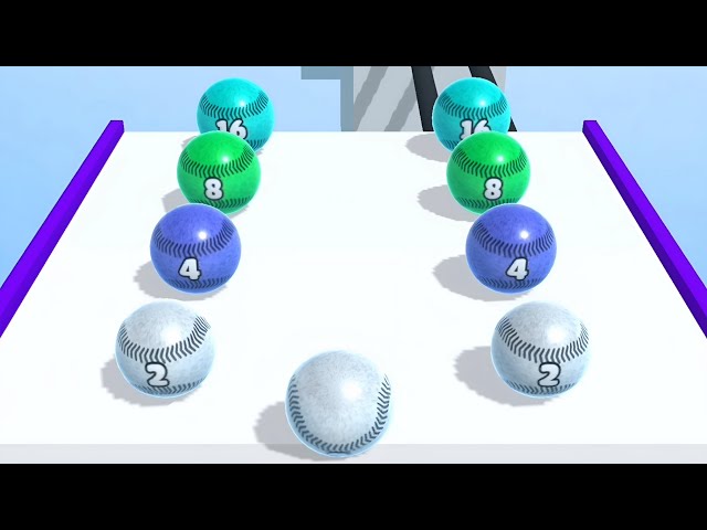 Ball Merge 2048 - All Levels Ball Gameplay Android, iOS ( Level 97 - 98 )