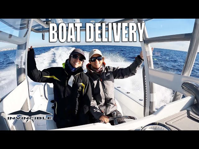 60 Mile Boat Run from Palm Beach to Miami - Invincible Delivery to MIBS